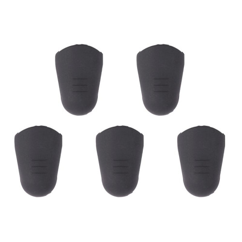 5X Rubber Clarinet Saxophone Mouthpiece Cap Protect Delicate Tip Black