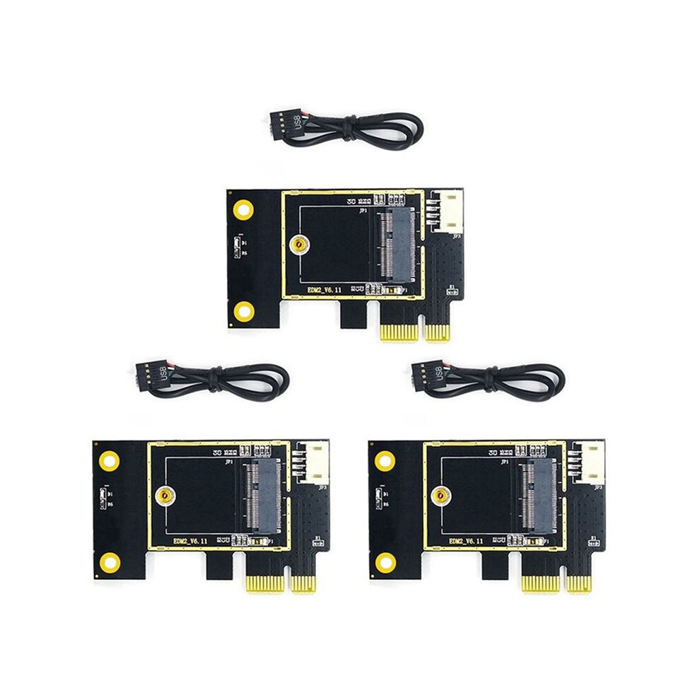 3X Ngff M.2 To Pcie Wireless Network Card Adapter Card Supports 7260 8265 1650 1675X Ax200 Ax210 Network Card 6032285097455
