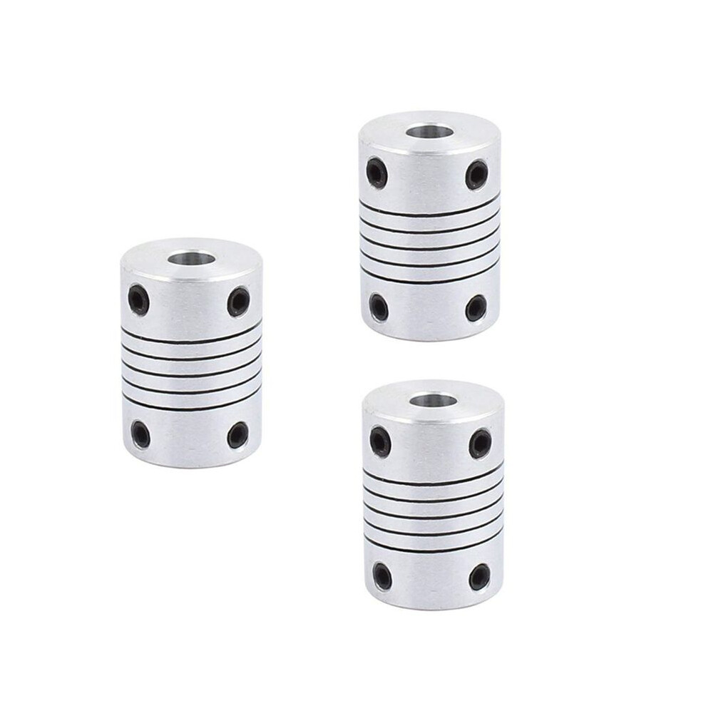3Pcs 6Mm To 8Mm Shaft Coupling 25Mm Length 18Mm Diameter Stepper Motor Coupler Aluminum Alloy Joint Connector 6032751674784