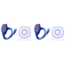 2X Vag Obdii Usb Kkl Com 409.1 Interface Vag 409.1 Vag Com 409.1 Kkl Usb Diagnostic Cable Vag-Com Obdii Obd2 Scan Tool