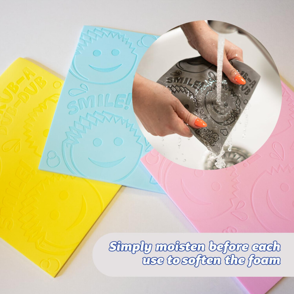 Scrub Daddy Damp Duster Towel, Multipurpose Dusters For Cleaning - Wooden & Venetian Blind Cleaner Tool, Wet Dust Sponge For Skirting Board, Radiator