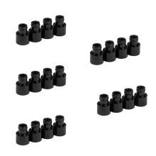 20x Fuel Injector Adapters Hat Fuel Nozzle Spacers Extenders Car Top Cap Accessories for B16 B18 D16Z D16Y