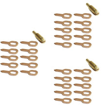 3X Straight Pull Rings Pads Chuck Stud Spot Welding Kit Slide Hammer Dent Pulling Miracle System