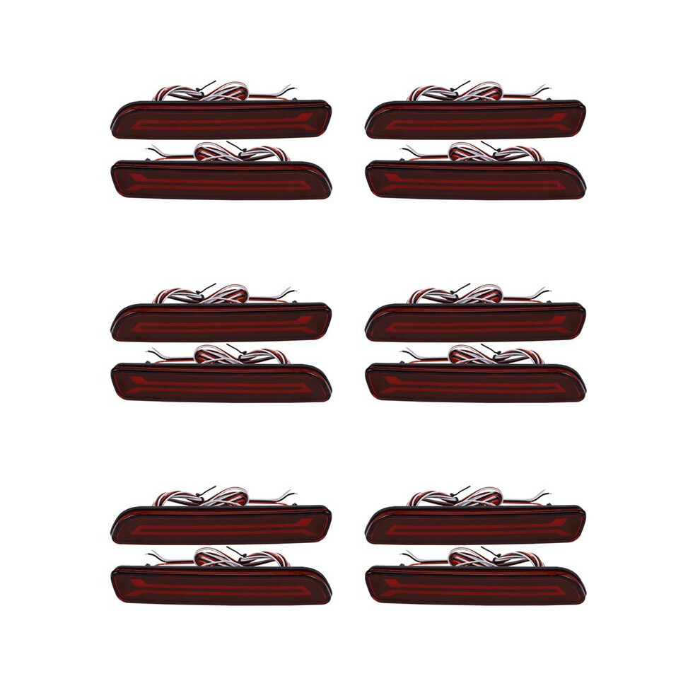 12X Car Led Rear Brake Tail Bumper Reflector Rear Fog Warning For Ertiga Ciza Vitara S- Sx4 Light 4711917651327