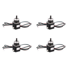 4X 4-Lead Nema17 Stepper Motor 42 Motor Extruder Gear Stepper Motor Ratio 5.18:1 Planetary Gearbox Nema 17 17HS4401