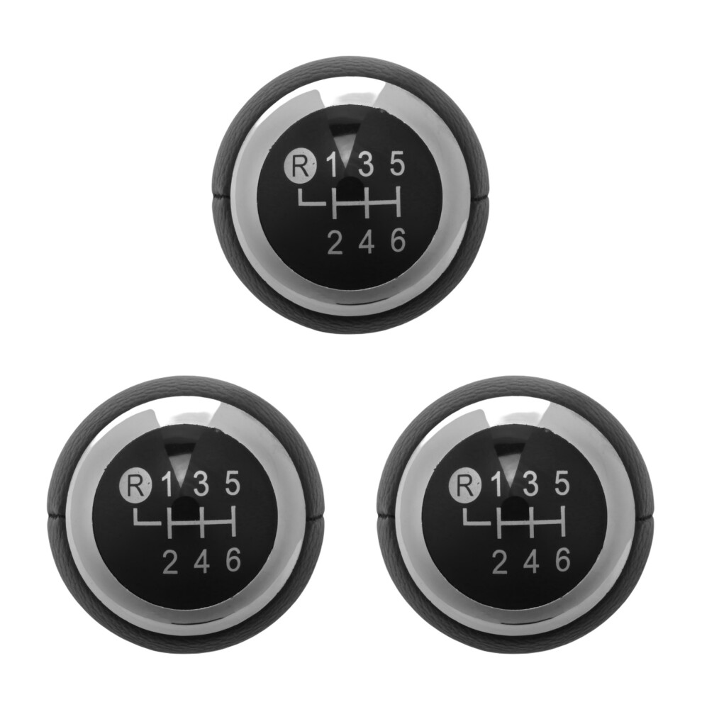 3X Car 6 Speed Abs Plastic Mt Gear Shift Knob For 1.8Mt 2007-2013 / Rav4 Avensis Yaris D4d Lever Stick 4711355813745