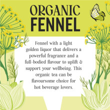 Heath & Heather - Organic Fennel Tea • Aromatic Digestive Infusion • Naturally Caffeine-Free • Vegan • Wellness Brew with Aniseed Sweetness