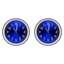 2X Auto Uhr Auto Uhr Luminous  Automobile Interne Aufklebbare Digital Uhr Mechanik Quarz Uhren Automotive Styling ZubehöR