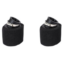 2X Black Sponge Foam Air Filter for 200 250 300Cc Motorcycle Snowmobile ATV 48mm