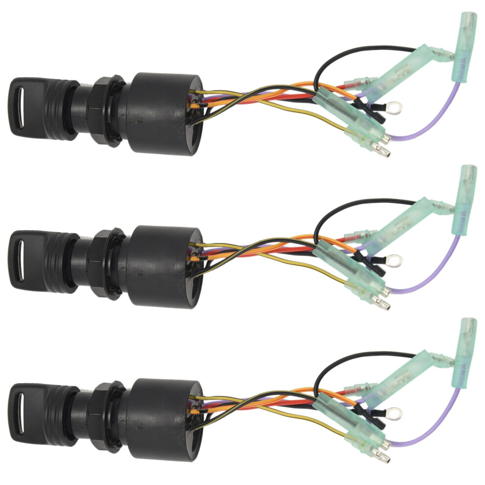 3X 87-17009A5 Boat Motor Ignition Key For Mercury Outboard Motors 3 Position Off-Run-Start 6033113271795