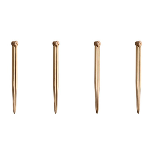 4 Pcs 168mm Nautical Chart Straight Divider Solid Brass Marine Dividing Tool No Rust for Architects Marine Navigation
