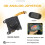 3D Analog Joystick Replacement for PS Vita 1000, Dual Left and Right Controller Sticks, High-Quality Black 8