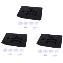 3X Arcade-Joystick-Acryl-Panel-GehäUse für Arcade-Spielautomaten, DIY, Kann Joystick-Taste für Retro-Videospiele Installiert Werden