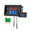 2X  Direct Current 4-28V Digital Thermometer Double Display Detectors Snowmobile Candle Temperature B 2