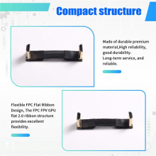 HD 2.1 ADT Video Extension Cable A-A Type Standard Compatible 2.1 FPC FPV GPU Flat 2.0 Ribbon Extender 3CM