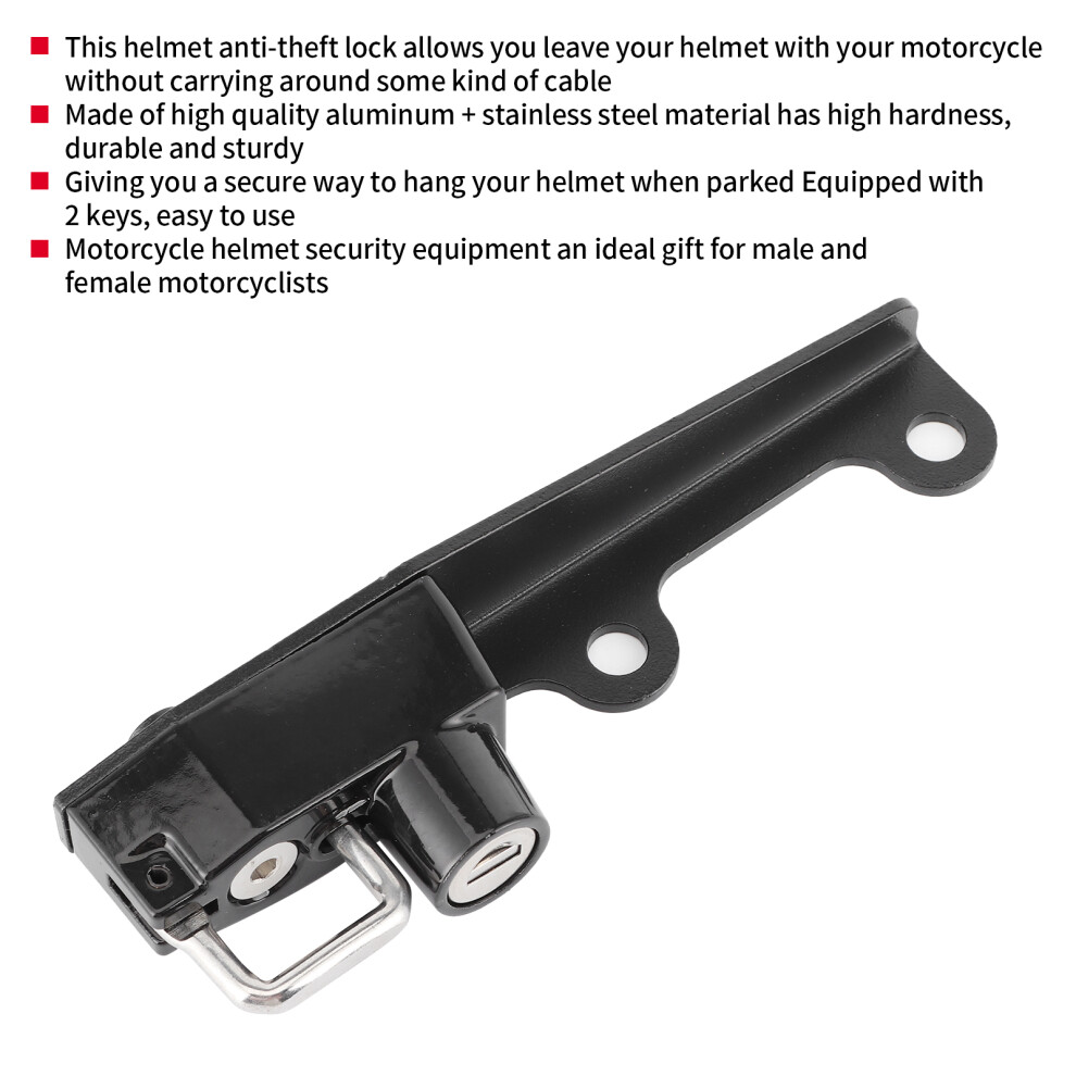 Anti-Theft Ducati Helmet Lock With 2 Keys 7293282807495