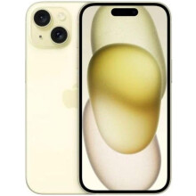 Apple iPhone 15 128 GB Gul EU-version 100 % Batterihälsa 1 SIM + 1 eSIM Renoverad - Refurbished
