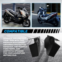 Kit de Protección para Amortiguadores de Motocicleta para 150X, Color Negro
