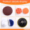 Buffer Polisher, Buffer Waxer 5-Inch, Variable Speed Car Polisher with Detachable Handle EU Plug 7