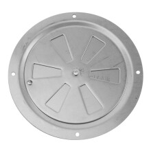 4X Round Air Louver Vent & Side Knob Opening Grille Cover Marine Boat RV 316 Stainless Steel Ventilation Louvered Vent