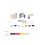 M5 Atom-Matrix V1.1 RGBLED Dot Matrix Display IoT Development BMI270 Six-Axis IMU 5x5 RGB LED Dot Matrix Display 8