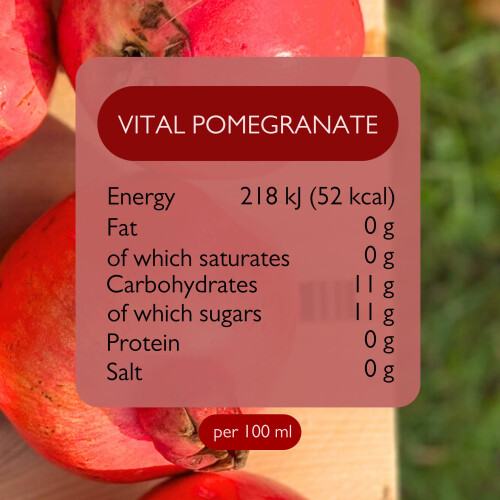 PRESSUICE Fresh Vital Pomegranate Juice not from concentrate - 6 2