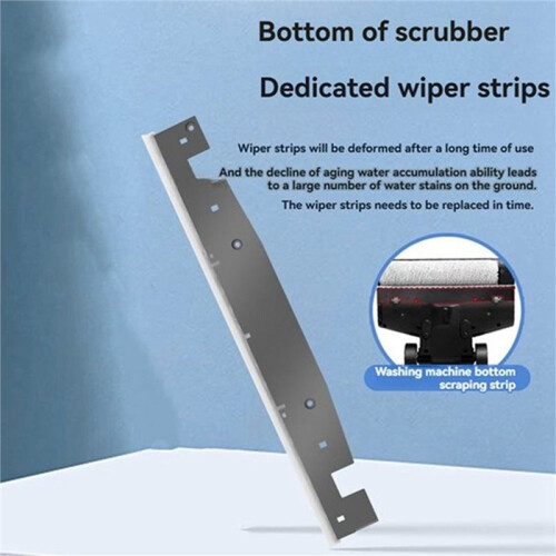 B15C Replacement Scraper Accessories for  H12/H12S/ Floor Scrubber Bottom Scraper Vacuum Cleaner 2pc 1