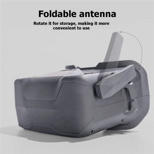 HGLRC Óculos FPV VR001 5.8G com Tela LCD de 4,3 Polegadas (800x480), DVR de 4,9 A 6,0 GHz para Gravação de Vídeo e Receptor para Drones de Corrida