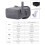 HGLRC Óculos FPV VR001 5.8G com Tela LCD de 4,3 Polegadas (800x480), DVR de 4,9 A 6,0 GHz para Gravação de Vídeo e Receptor para Drones de Corrida 5