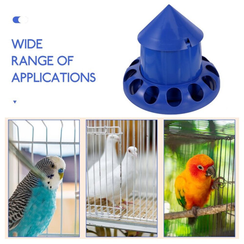 Chicken Feeder Automatic  Feeding Bucket with Handle Rope for Farm Birds 2