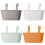 Blue Iron Rail Hanging Flower Pots 2 Pack 10