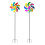 54 Inch Multicolour Wind Sculpture Metal 8
