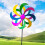 54 Inch Multicolour Wind Sculpture Metal 11
