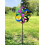 54 Inch Multicolour Wind Sculpture Metal 17