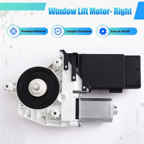 For  Octavia 2001-2011 Window Regulator Motor Front Door Motor Assembly Front Right 1U4959802D 2