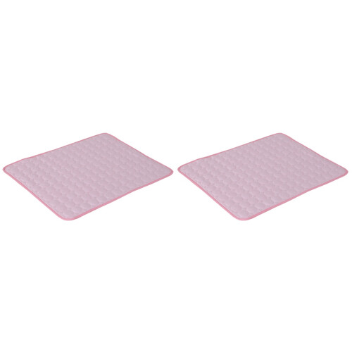 2Pièces Mat De Refroidissement Rose Respirant Pour Chat 2