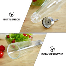 1Pièces Bouteille Assaisonnement Transparente Huile Vinaigre