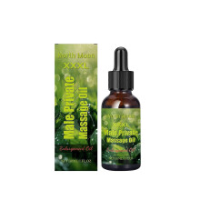 North Moon Men's Herbal Essential Oil: Refreshing and moisturizing men's body care oil.