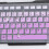 1Pièces Protection Silicone Clavier Violet Compatible Kb216 Km636 3