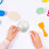 100Pièces Boules Blanches En Polystyrène Lisses Pour Décoration DIY 3