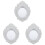 3Pièces Mini Résine Argent Pour Décoration De Maison Miniature 2