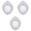 3Pièces Mini Résine Argent Pour Décoration De Maison Miniature 3