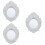 3Pièces Mini Résine Argent Pour Décoration De Maison Miniature 7