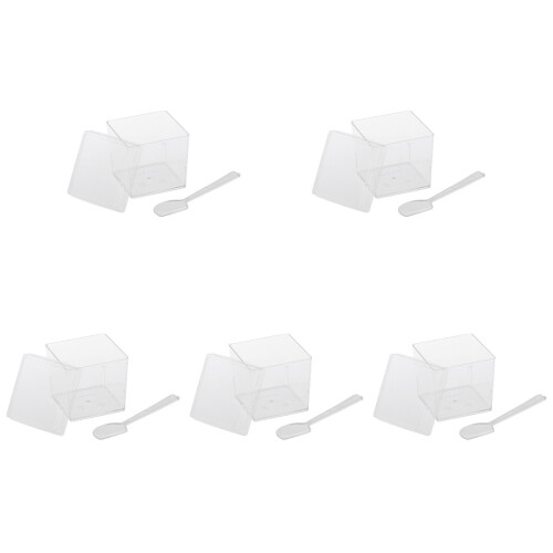 50Ensembles Petits Bols Apéritifs En Transparent Pour Buffet 1