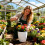 Round Self-Watering Planter with Rope 8