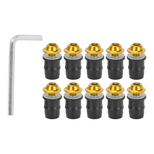 Motorcycle Windscreen Bolt Kit M5x16mm 10pk