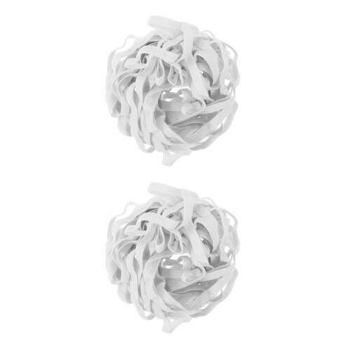 2Rouleaux Bande Stretch Blanche Résistante Pour Couture Artisanat 1