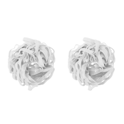 2Rouleaux Bande Stretch Blanche Résistante Pour Couture Artisanat 2