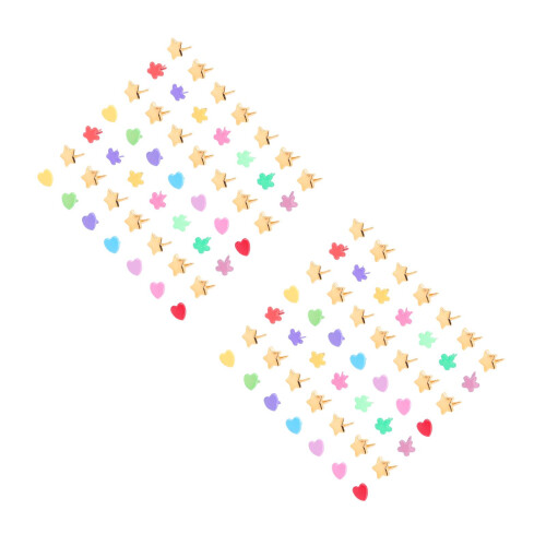 600Pièces Mini Brads Fer Colorés Pour Fixation Projets DIY 2