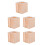 5Pièces Supports En Bois Naturel Pour Pieds De Table 5